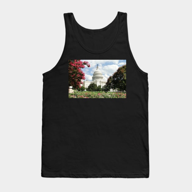 Capitol Blooms Tank Top by AH64D